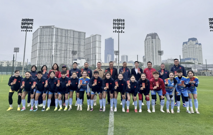 Đội tuyển bóng đá nữ Việt Nam. (Ảnh: VFF)