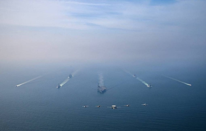 Washington đang tập trung lực lượng gồm hai nhóm tác chiến tàu sân bay. (Ảnh minh họa)