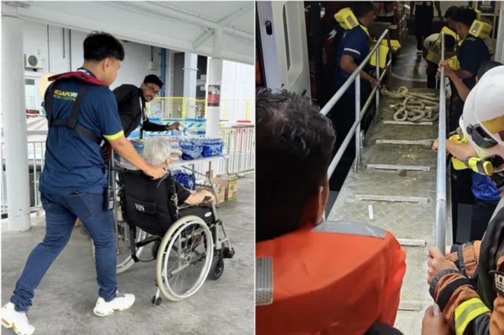 Các hành khách cần được chăm sóc y tế đã được đưa tới bệnh viện. (Nguồn: The Straits Times)