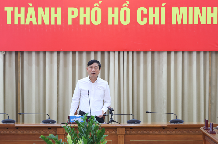 Ông Võ Văn Minh, Chủ tịch Ủy ban bầu cử TP.HCM.