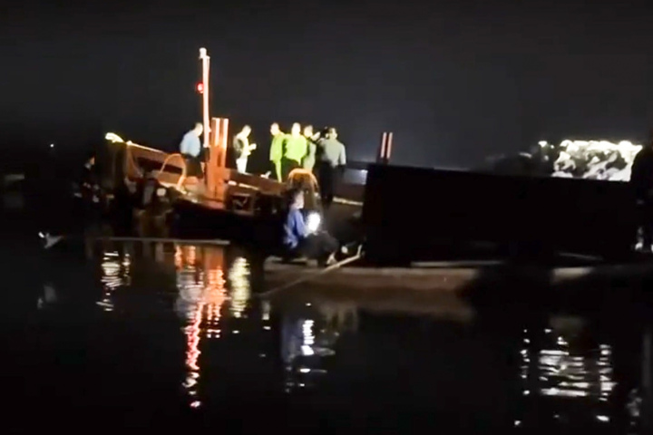 Hiện trường nơi xảy ra vụ tai nạn. (Ảnh: Đ.X.)