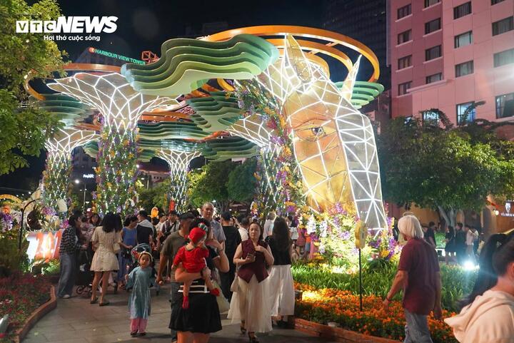 Trước đó, nhiều người vẫn có cơ hội “check-in” cùng linh vật năm nay. Ban Tổ chức cho biết sẽ giữ lại hai đại cảnh linh vật ngựa tại cổng chính (phía trước trụ sở UBND TP.HCM) và khu vực cuối tuyến đường hoa thêm một tháng.