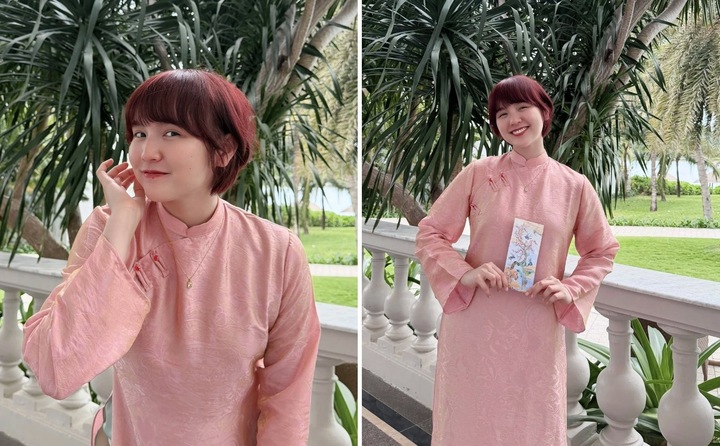 Hình ảnh mới của Hải Tú. Ảnh: FBNV.