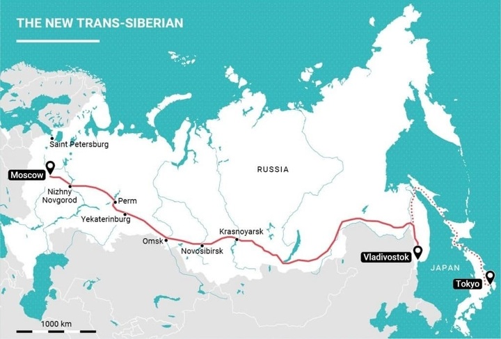 Tuyến đường sắt xuyên Siberia của Nga. Ảnh Webuild