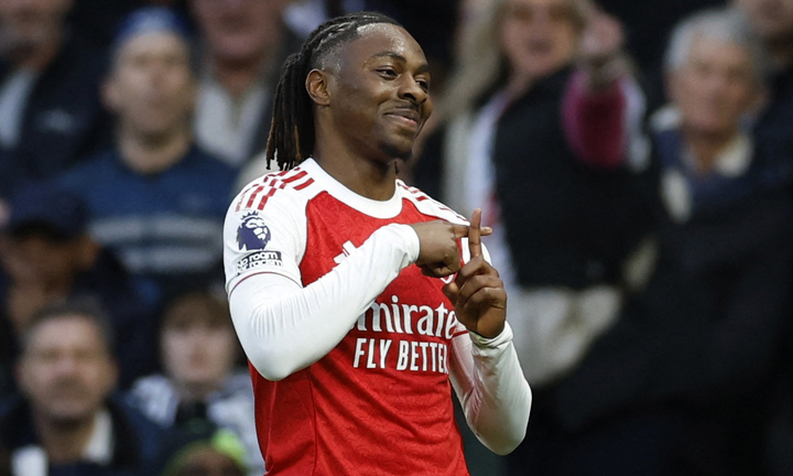 Eze ghi 5 bàn trong 2 trận đối đầu với Tottenham. (Ảnh: Reuters)