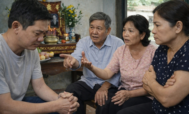 Họ hàng cho rằng anh không phải con đẻ, nên không có quyền giữ nhà, càng không có quyền hương khói cho ông bà tổ tiên. (Ảnh minh họa: AI)