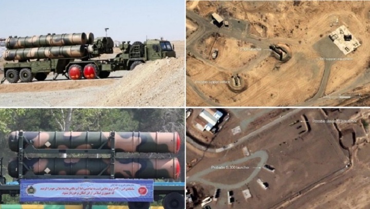 Hình ảnh vệ tinh cho thấy Iran triển khai S-300. Ảnh Military Watch