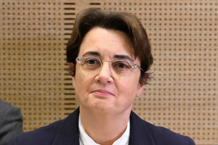 Giám đốc Bảo tàng Louvre Laurence des Cars (Ảnh: AP)