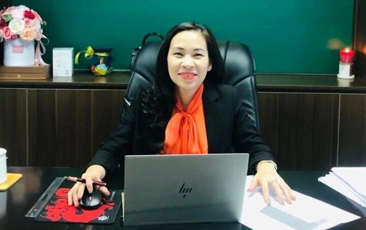 Bị can Nguyễn Thị Lan Hương, cựu Tổng Giám đốc Tập đoàn Sen Tài Thu (thời điểm chưa bị khởi tố).