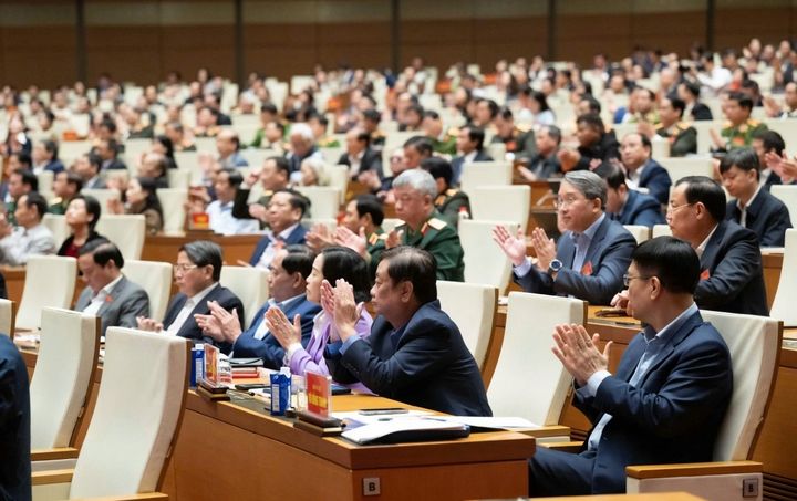 Các đại biểu dự Hội nghị quán triệt, triển khai Nghị quyết 79 và 80 của Bộ Chính trị sáng 25/2. (Ảnh: VOV)