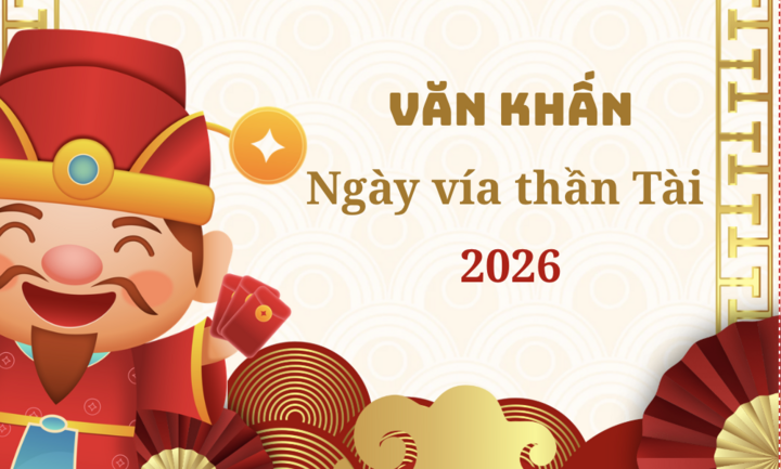 Văn khấn cúng vía thần Tài - Thổ địa mùng 10 tháng Giêng. (Ảnh: Nhật Thùy)