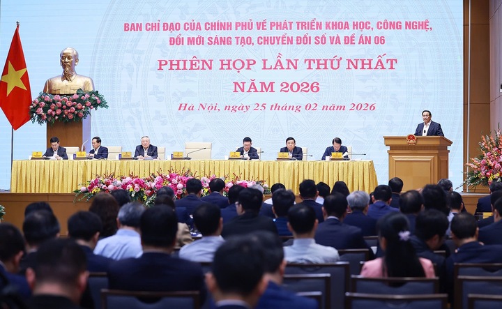 Toàn cảnh phiên họp. (Ảnh: VGP)