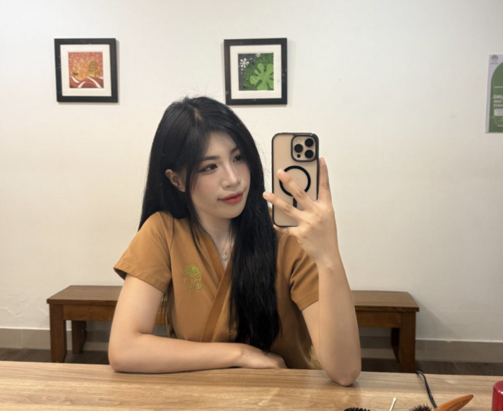 Anh Thơ cho biết bản thân yêu thích vận động từ nhỏ và luôn muốn thử sức ở nhiều môn thể thao khác nhau.