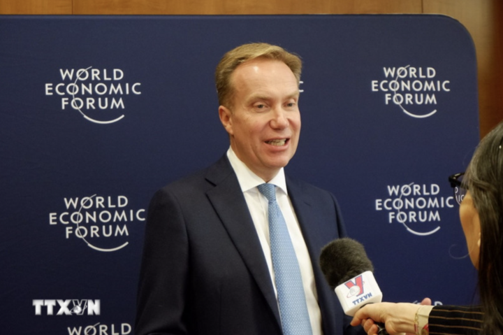 Chủ tịch WEF Borge Brende. (Nguồn: TTXVN)