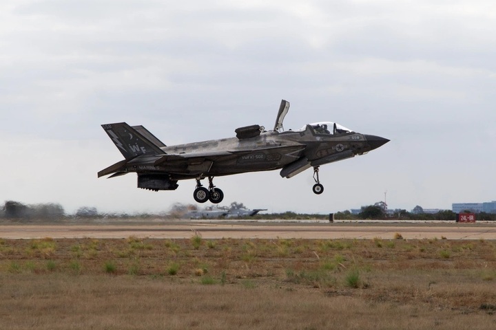 Ảnh minh hoạ: Một tiêm kích F-35B Lightning II của Thủy quân lục chiến Mỹ (Ảnh: Thủy quân lục chiến Mỹ/Binh nhất Johnson Truong)