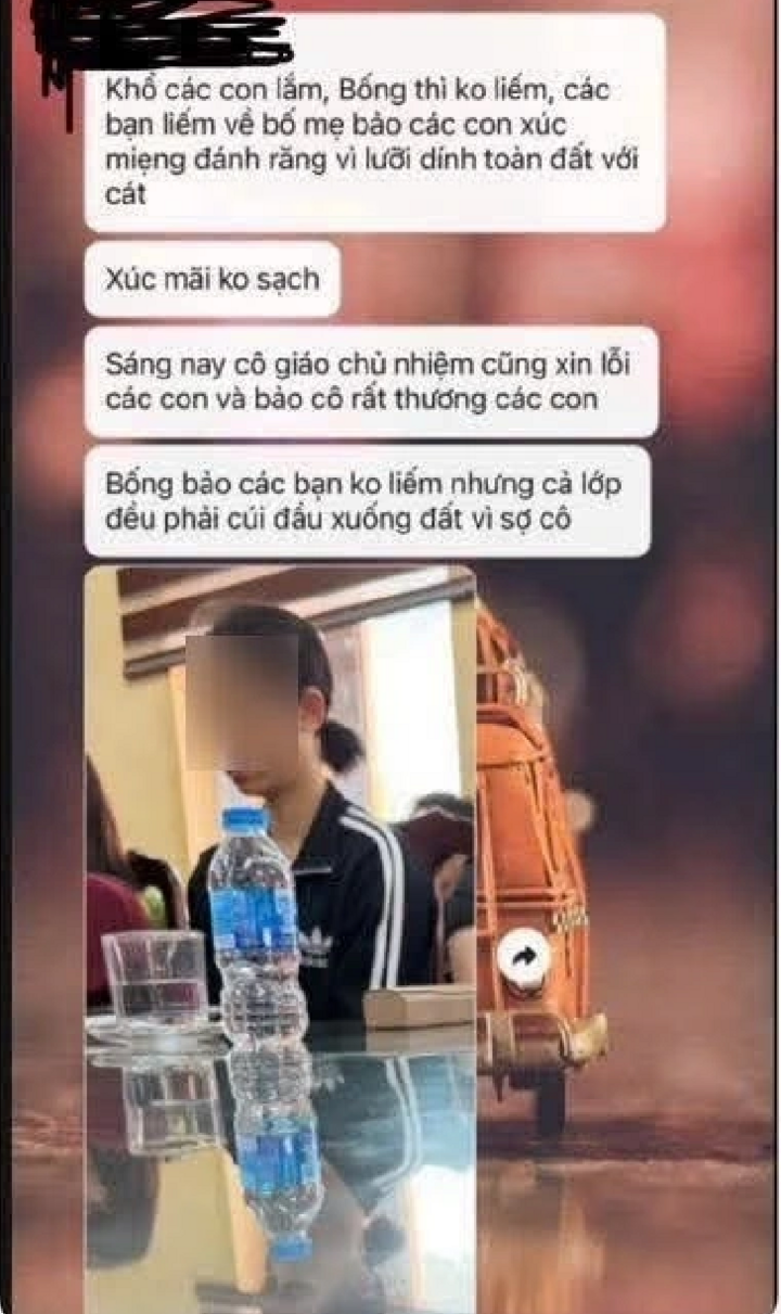 Hình ảnh đang lan truyền trên mạng xã hội. (Ảnh: MXH)