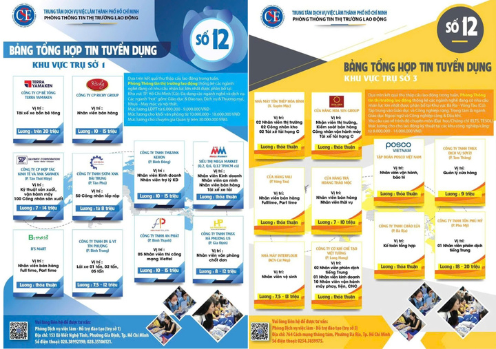 Nhiều doanh nghiệp thông báo tuyển dụng sau Tết.