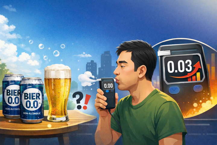 Luật Giao thông đường bộ nghiêm cấm người điều khiển phương tiện tham gia giao thông đường bộ mà trong máu hoặc hơi thở có nồng độ cồn. Chỉ cần phát hiện có nồng độ cồn trong máu hoặc đường thở, khi tham gia giao thông, người điều khiển phương tiện đều bị xử phạt hành chính.