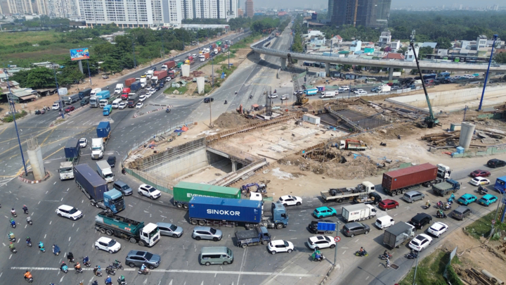 Toàn bộ dự án sẽ hoàn thiện ngay tháng 6 tới rút ngắn thời gian di chuyển từ TP.HCM đến sân bay Long Thành qua cao tốc TP.HCM - Long Thành - Dầu Giây.