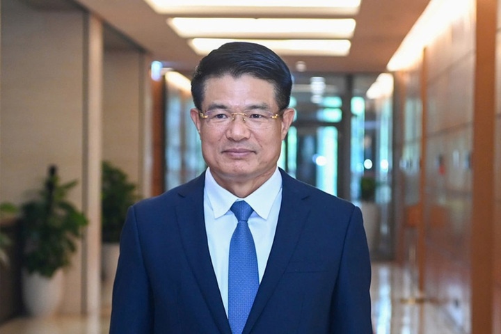 Uỷ viên Ban Chấp hành Trung ương Đảng, Viện trưởng Viện Kiểm sát Nhân dân Tối cao Nguyễn Huy Tiến tham gia ứng cử Đại biểu Quốc hội tại đơn vị bầu cử số 3 tỉnh Quảng Trị. (Ảnh: quochoi.vn)