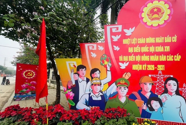 Thanh Hóa cơ bản hoàn tất công tác chuẩn bị cho Ngày hội bầu cử. (Ảnh: Báo Công Lý)