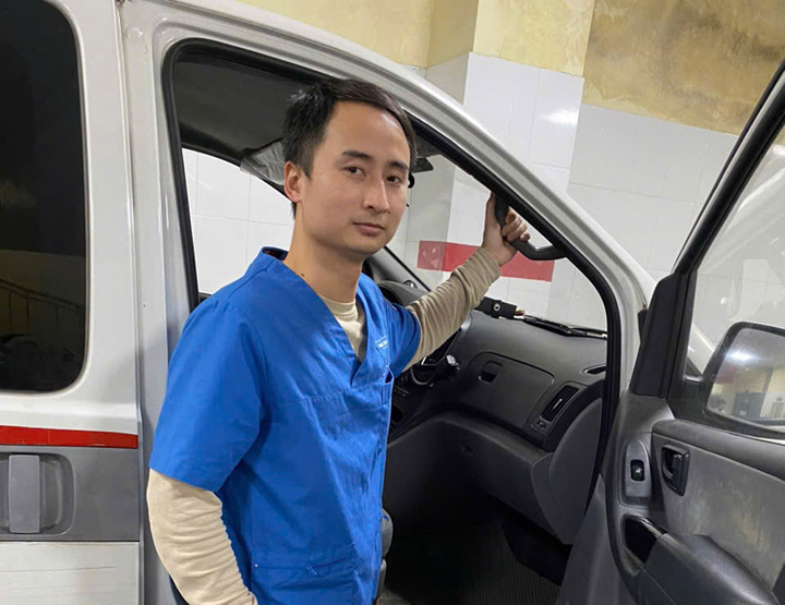 Hoàng tự hào khi được khoác áo 115.