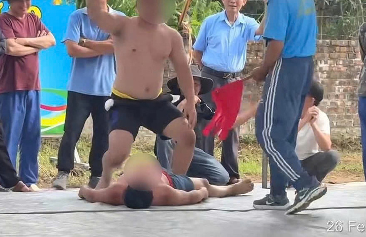 Hình ảnh sự việc dẫn đến tai nạn đáng tiếc.