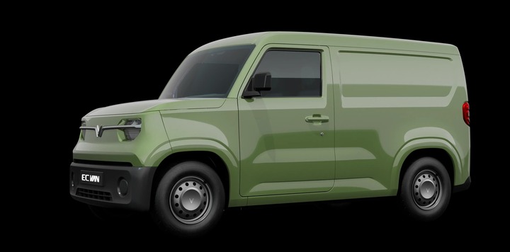 Vinfast EC Van - cách mạng xanh trong vận tải hàng hóa - có giá bán kèm pin là 285 triệu đồng. (Ảnh: VinFast)