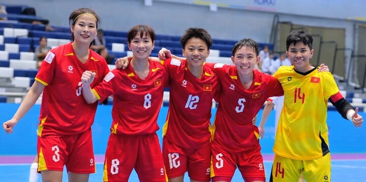 Đội tuyển futsal nữ Việt Nam thắng Indonesia.