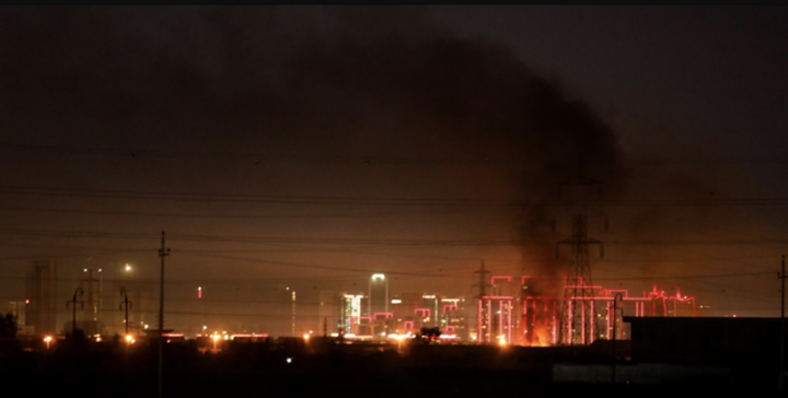 Nhiều tiếng nổ vang lên gần sân bay quốc tế Erbil ở Iraq, trong khi truyền thông nhà nước Iran khẳng định mục tiêu tấn công là một căn cứ của Mỹ tại khu vực này. (Nguồn: AA)