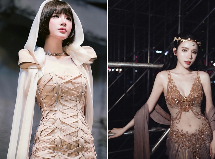 Ngoài ra nhiều người cũng để ý rằng so với quá khứ, có một điểm LyLy không thay đổi là vòng eo nhỏ siêu thực.