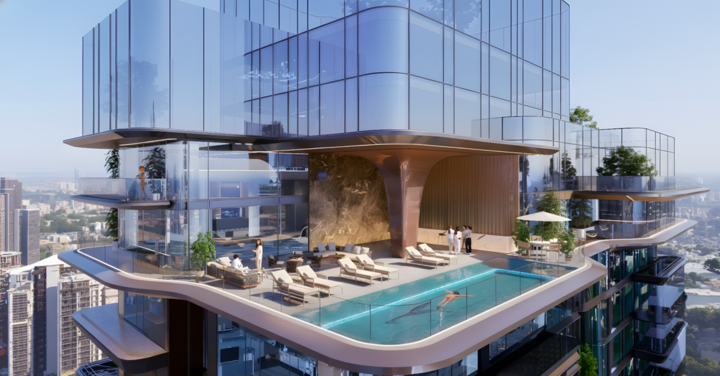 Bộ sưu tập dinh thự trên không mang tinh thần bespoke với các tiện ích độc quyền, cùng nội thất đến từ những thương hiệu haute couture huyền thoại hay các biểu tượng siêu xe hàng đầu thế giới.