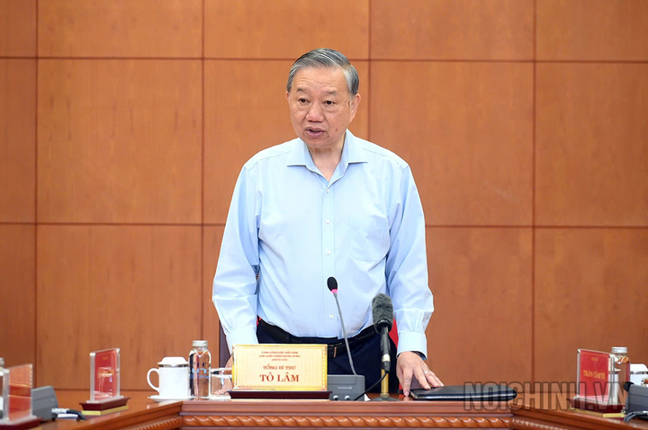 Tổng Bí thư Tô Lâm. (Ảnh: Ban Nội chính Trung ương)