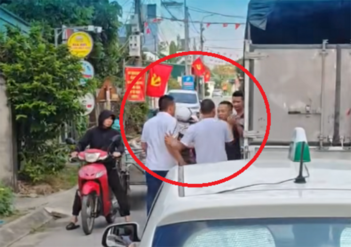 Hiện trường xảy ra vụ việc.