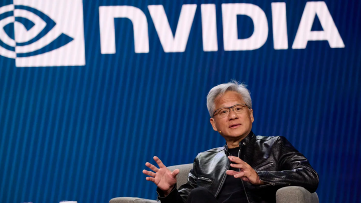 CEO Jensen Huang phát biểu tại CES 2026 ở Las Vegas vào tháng 1/2026. (Nguồn: Getty Images)