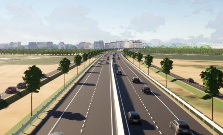 Phối cảnh đường Vành đai 4 (Nguồn: Sở xây dựng TP.HCM)