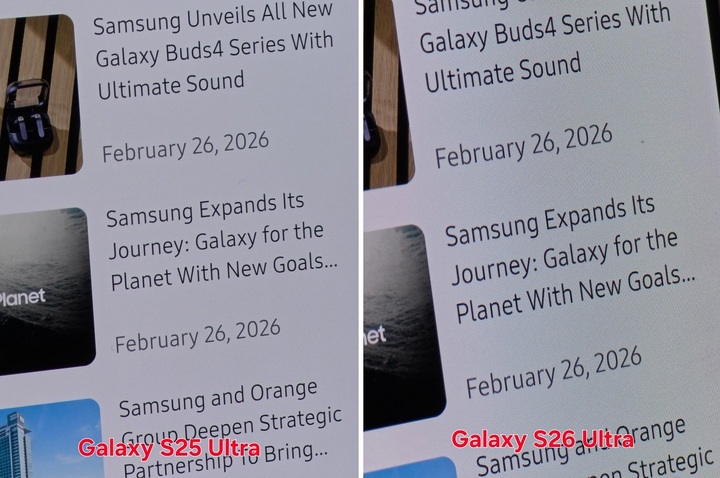 Hình ảnh so sánh màn hình hai dòng sản phẩm do Tarun Vats thực hiện. (Ảnh: X/Tarun Vats)