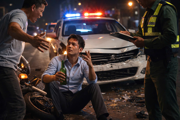 Uống rượu, bia khi tham gia giao thông là hành vi bị nghiêm cấm, tuy nhiên người bị nạn uống rượu, bia không đồng nghĩa việc người gây tai nạn được miễn bồi thường.