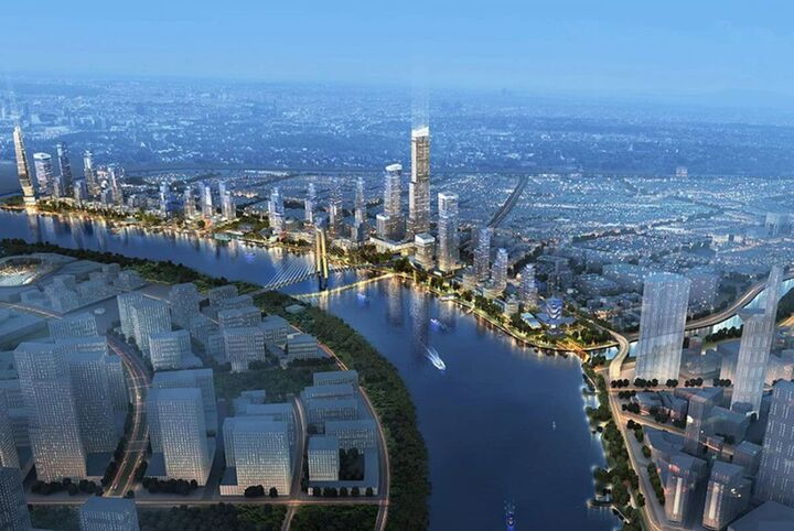 Quy hoạch khu phức hợp trước đây.