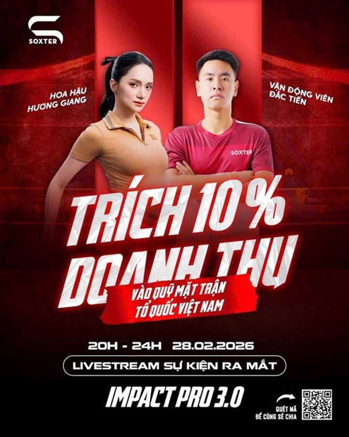 Hoạt động ủng hộ Quỹ Mặt trận Tổ quốc Việt Nam của Soxter.