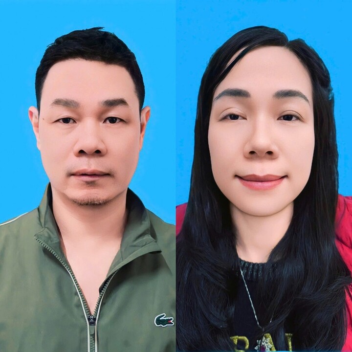 Các bị can Lưu Phúc Bình và Dương Thị Lan Dung.