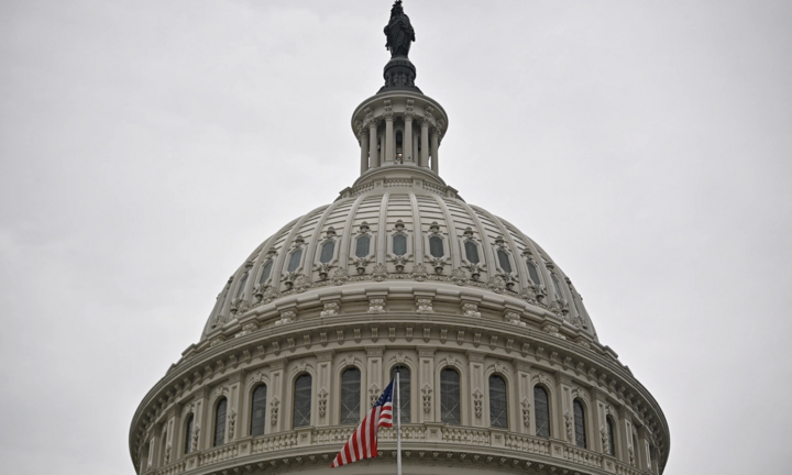 Tòa nhà quốc hội Mỹ ở thủ đô Washington. (Ảnh: Getty)