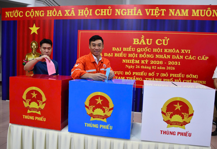 Hơn 4.000 cử tri làm nhiệm vụ đặc biệt của TP.HCM đã đi bỏ phiếu sớm ngày 26/2.