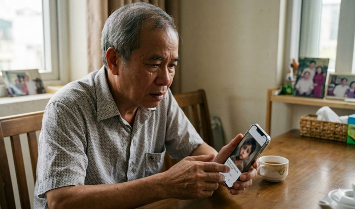 Người cao tuổi khó có thể phân biệt được nội dung nào được tạo bởi AI. (Ảnh minh họa: AI)