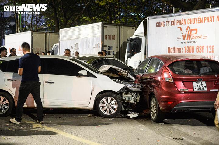 Hiện trường xảy ra vụ tai nạn.