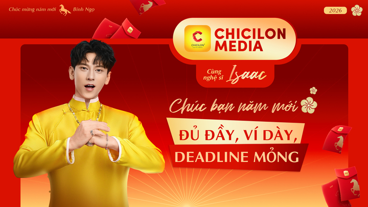 Sự xuất hiện của các nghệ sĩ cùng những lời chúc sáng tạo giúp Chicilon Media tạo dấu ấn trong mùa truyền thông Tết.