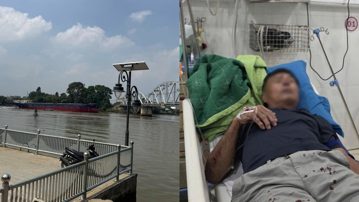 Sà lan lưu thông trên sông Đồng Nai va vào gầm cầu Ghềnh khiến mặt cầu rung lắc, nhiều người đi xe máy mất thăng bằng té ngã, có nạn nhân bị thương.