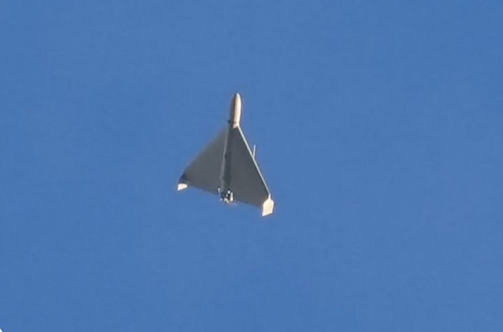 UAV cảm tử Shahed. (Ảnh tư liệu: AP/Efrem Lukatsky)