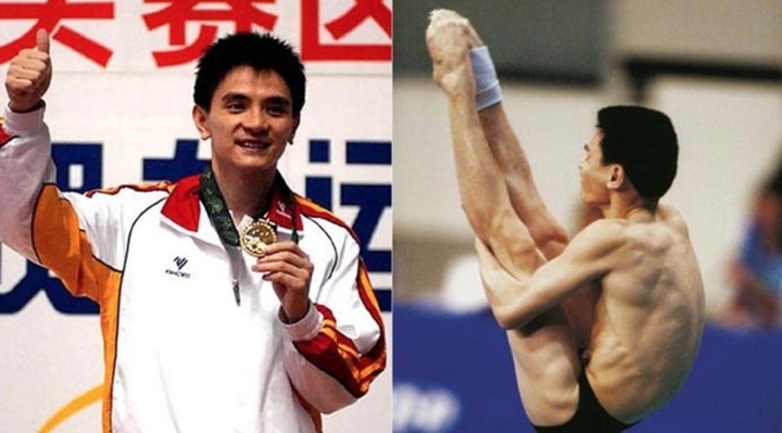 Hùng Nghê được mệnh danh là "Hoàng tử môn nhảy cầu".