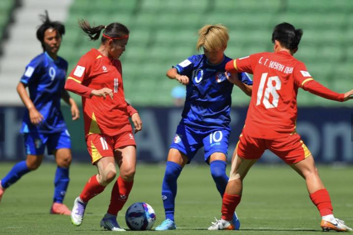 Đội tuyển Việt Nam đối đầu với Đài Loan (Trung Quốc). (Nguồn: AFC)